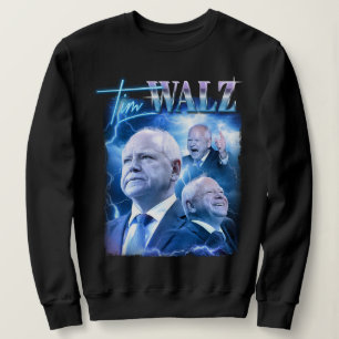 Tim Walz Retro 90s Style Sweatshirt
