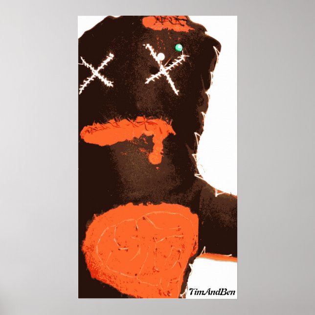 TimAndBen Zombie VooDoo Doll Poster (Front)