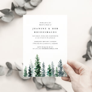 Timber Grove Bridesmaids Brunch Invitation