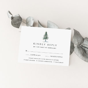 Timber Grove Meal Choice RSVP Card