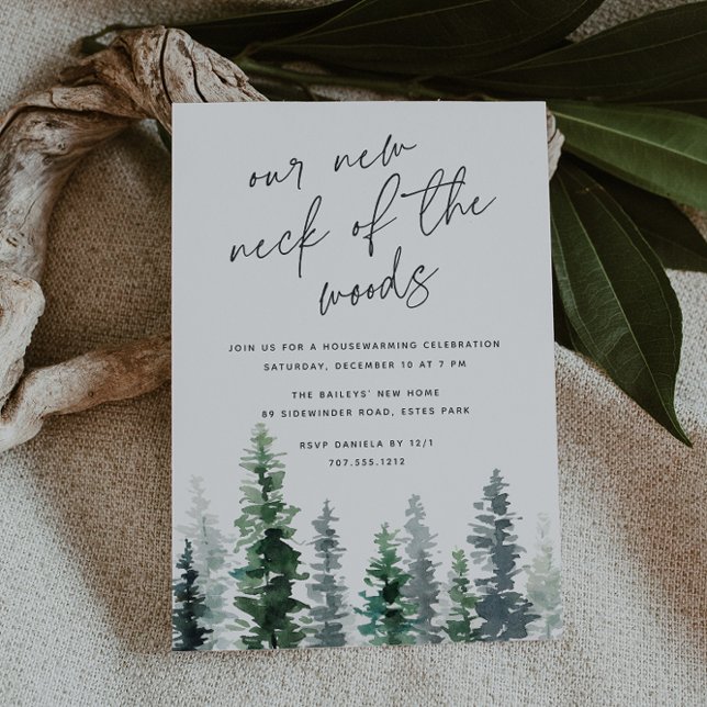 Timber Grove | New Neck of the Woods Housewarming Invitation (Creator Uploaded)