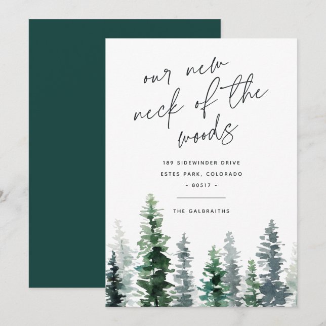 Timber Grove | New Neck of the Woods Moving Announcement (Front/Back)