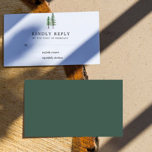 Timber Grove  RSVP Card