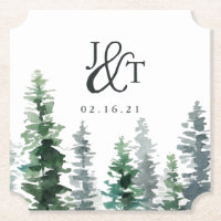 Timber Grove Wedding Monogram & Date