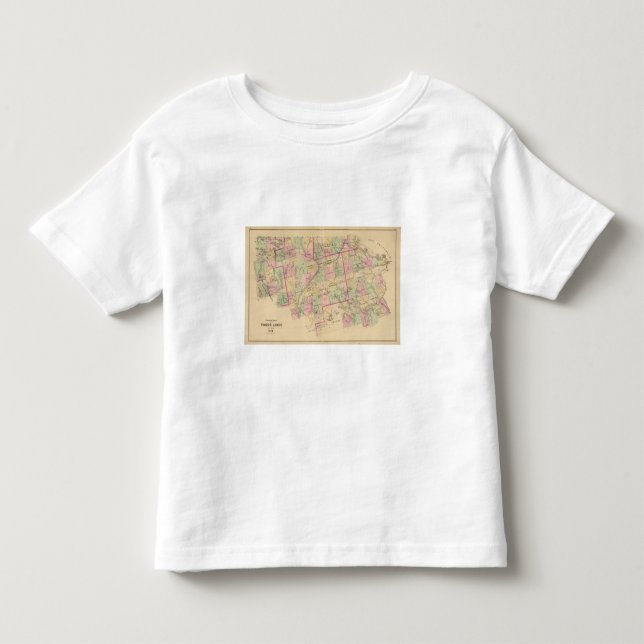 Timber lands 3 Map Toddler T-Shirt (Front)