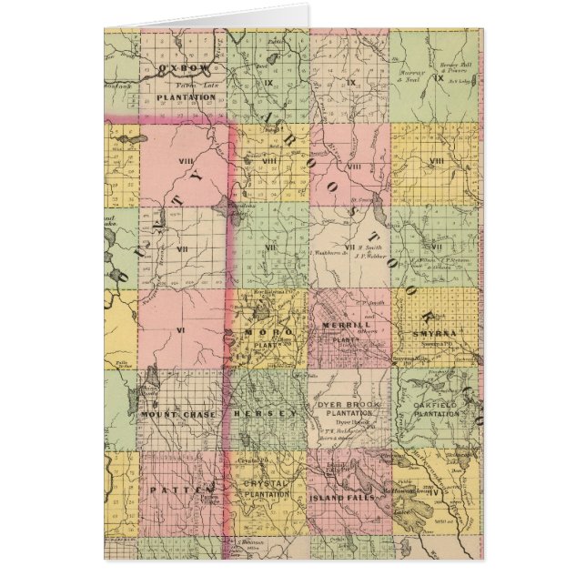 Timber lands 4 Atlas Map (Front)