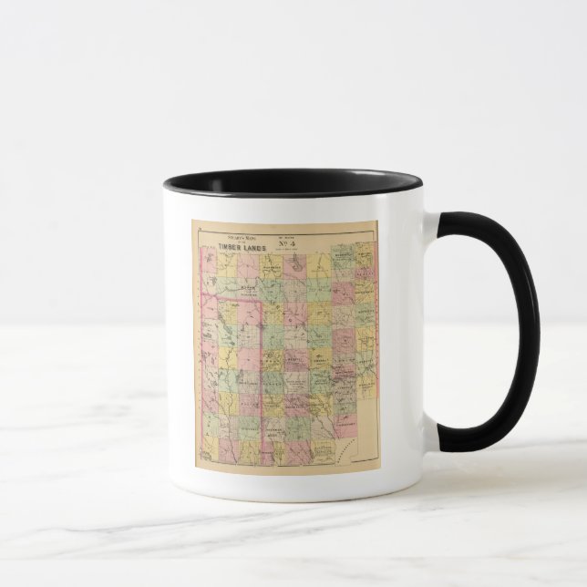 Timber lands 4 Atlas Map Mug (Right)