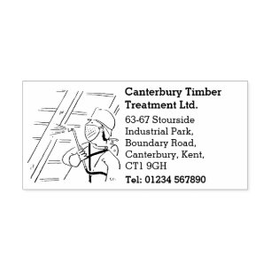 Timber Preservation & Treatment Business Self-inking Stamp