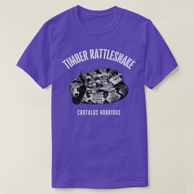 Timber rattlesnake crotalus horridus  T-Shirt (Design Front)