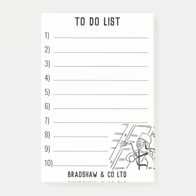 Timber Treatment Services to Personalise Post-it Notes (Front)