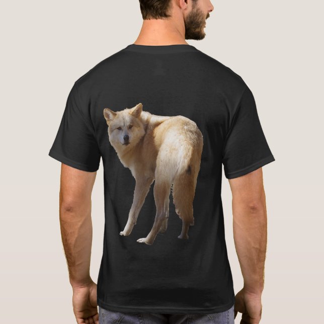 Timber Wolf dark shirt (Back)