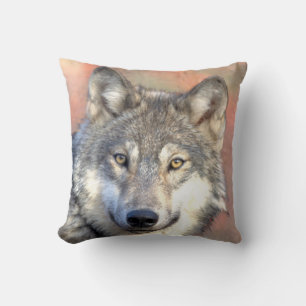 Timber Wolf Grey Decorative Accent Throw Pillow