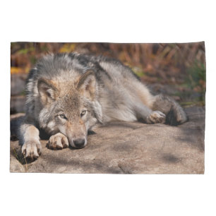 Timber Wolf Pillowcase