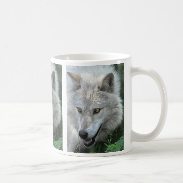 Timber Wolf Wildlife Photography Coffee Mug (Right)