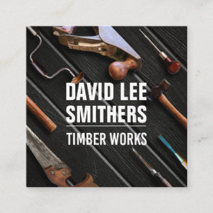 Timber Works tools business card