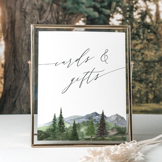 Timberline Forest Mountain Cards & Gifts Sign (Creator Uploaded)