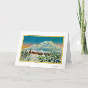 Timberline Lodge in Winter at Mt. Hood Card