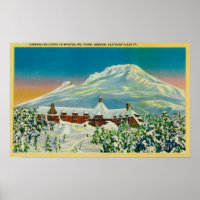 Timberline Lodge in Winter at Mt. Hood