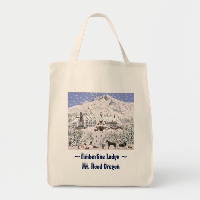Timberline Lodge Tote Bag (Front)