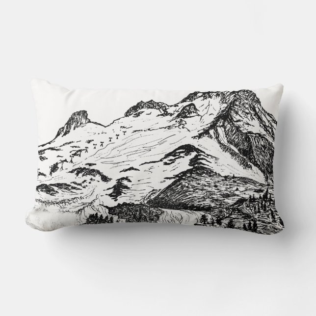 Timberline Throw Pillow (Front)