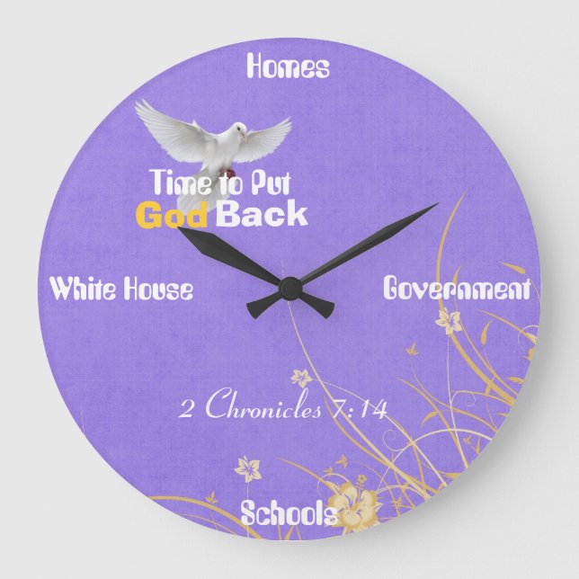 Time 2 Put God Back Clock (Front)