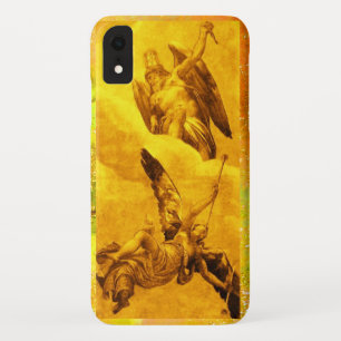 TIME AND FAME ALLEGORY / Gold Yellow iPhone XR Case
