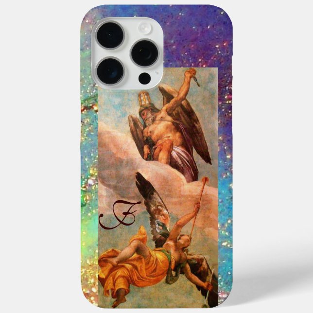TIME AND FAME ALLEGORY MONOGRAM Case-Mate iPhone CASE (Back)