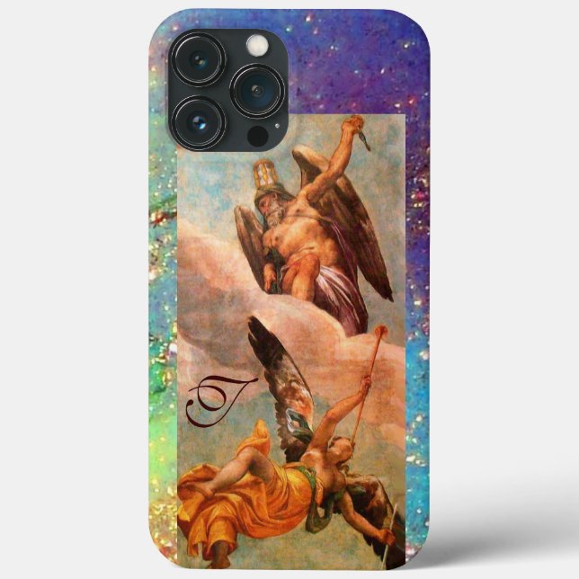 TIME AND FAME ALLEGORY MONOGRAM  Case-Mate iPhone CASE (Back)