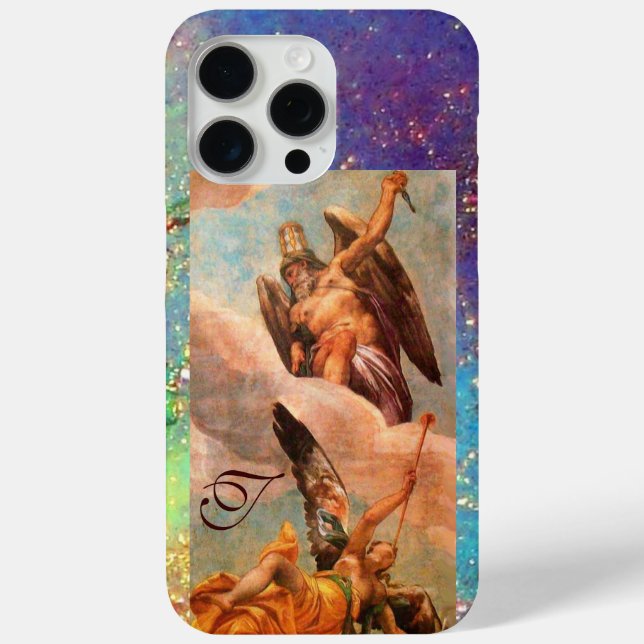 TIME AND FAME ALLEGORY MONOGRAM Case-Mate iPhone CASE (Back)