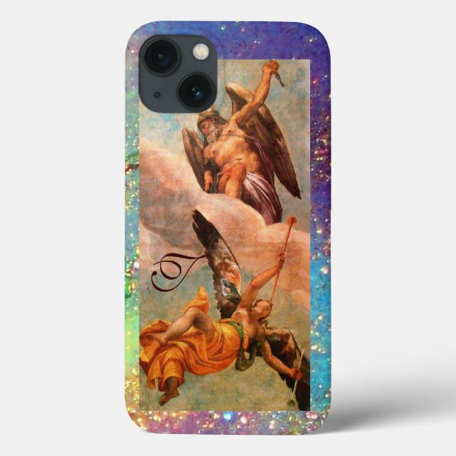 TIME AND FAME ALLEGORY MONOGRAM Case-Mate iPhone CASE (Back)