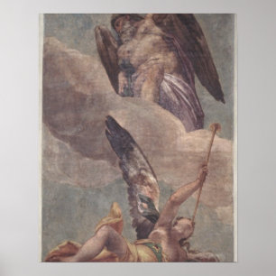 Time and Fame, from the sacristy (fresco) Poster