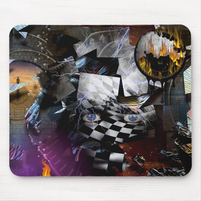 Time and imagination mouse pad (Front)