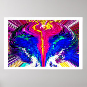 Time and space vortex poster