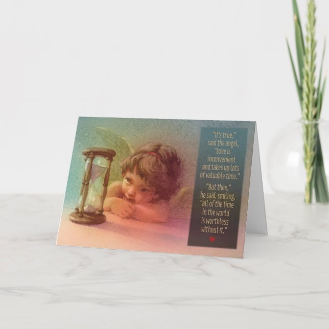 "Time Angel" - Valentine card (Front)