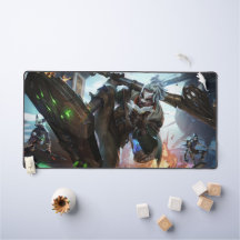 Time Bender Gaming Desk Mat | Time-Warp Genius