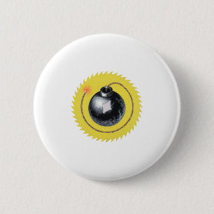 Time Bomb 6 Cm Round Badge