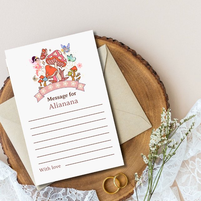 Time Capsule Fairy First Birthday Message (TimeCapsule message)