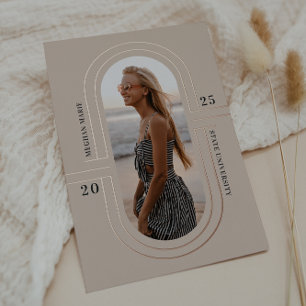 Time Capsule Modern Foil Graduation Announcement