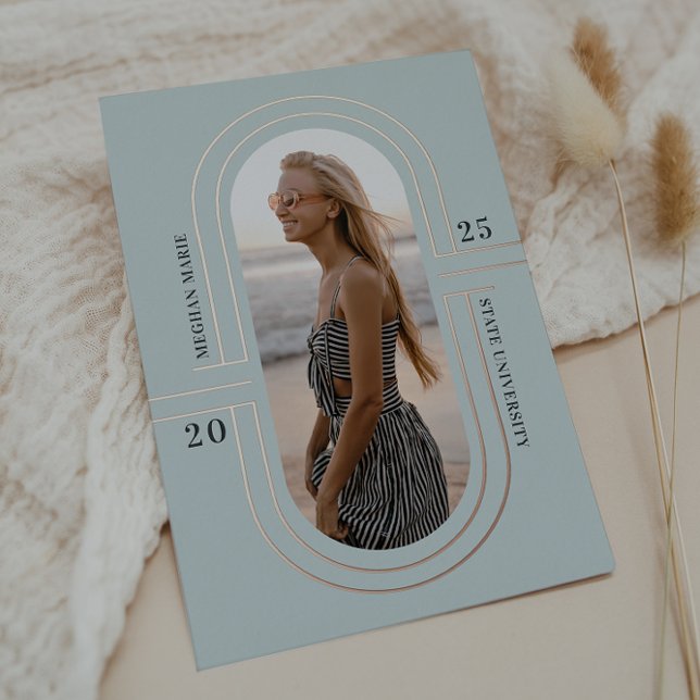 Time Capsule | Modern Foil Graduation Announcement (Creator Uploaded)