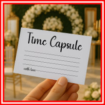 Time Capsule Wedding Bridal Shower