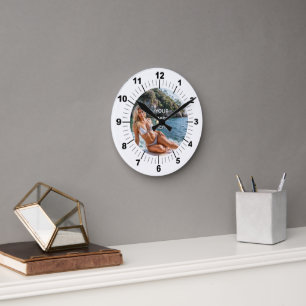 TIME! ⏰ Custom Wall Clock – Add Your Design
