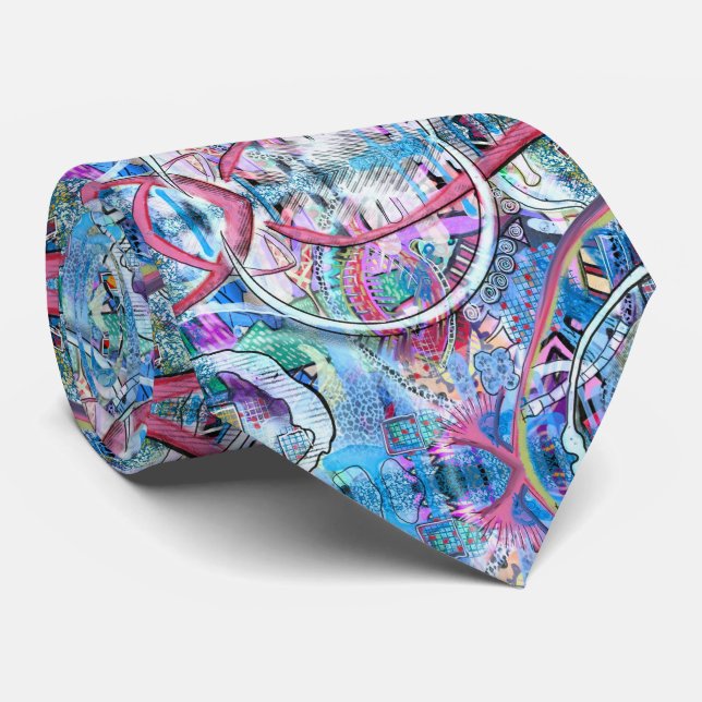 Time dilation tie (Rolled)