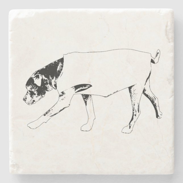 Time Etched in Loyalty Stone Coaster (Front)