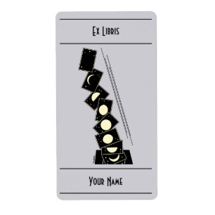 Time Falling Through a Hole Bookplate