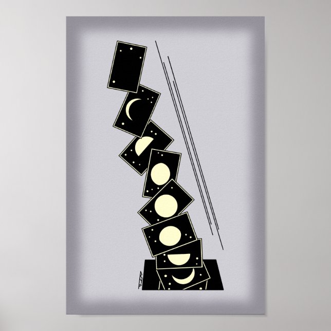 Time Falling Through a Hole Poster (Front)