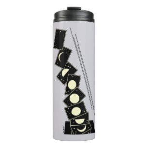 Time Falling Through a Hole Thermal Tumbler