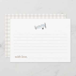 ‘Time Flies’ Airplane Theme Time Capsule Cards