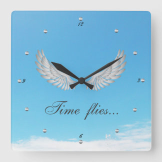 Time Flies Clock