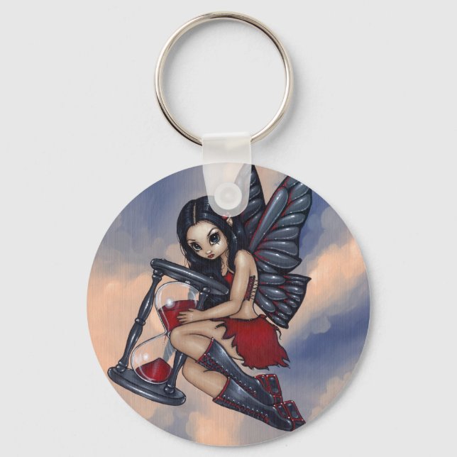 "Time Flies" Keychain (Front)