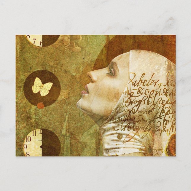 Time Flies Postcard (Front)